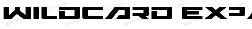 Wildcard Expanded Italic Expanded I字体转换
